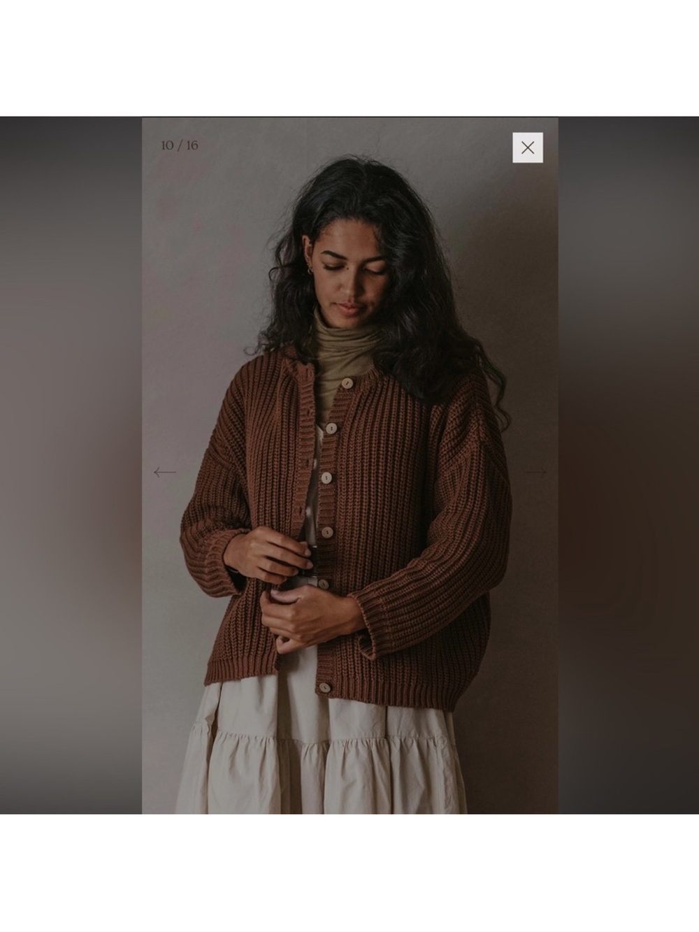 The simple folk the chunky knit cardigan - Picture 3 of 10